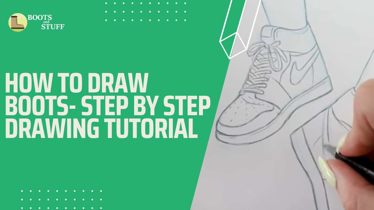 How to draw boots