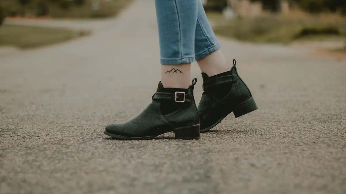 Wear Ankle boots with jeans