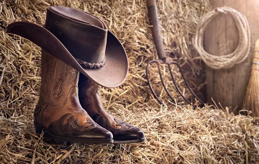 Feature image on how to keep cowboy boots from rubbing your legs