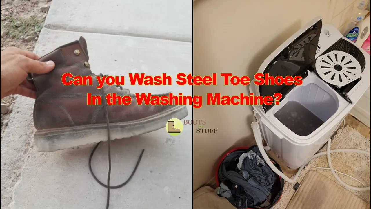 Can you wash steel toe shoes in the washing machine?