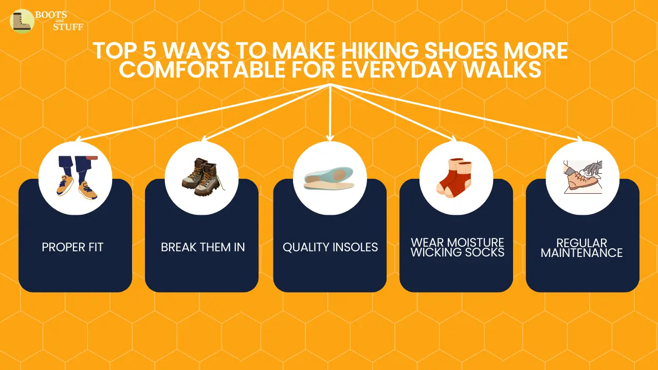 Top 5 Ways to Make Hiking Shoes More Comfortable for Everyday Walks