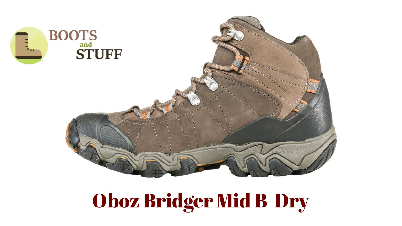 Oboz Bridger Mid B-Dry Hiking Boots for High Arches