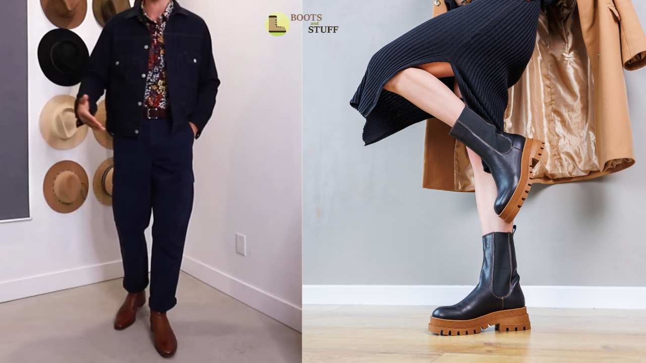 How to wear chelsea boots with dresses
