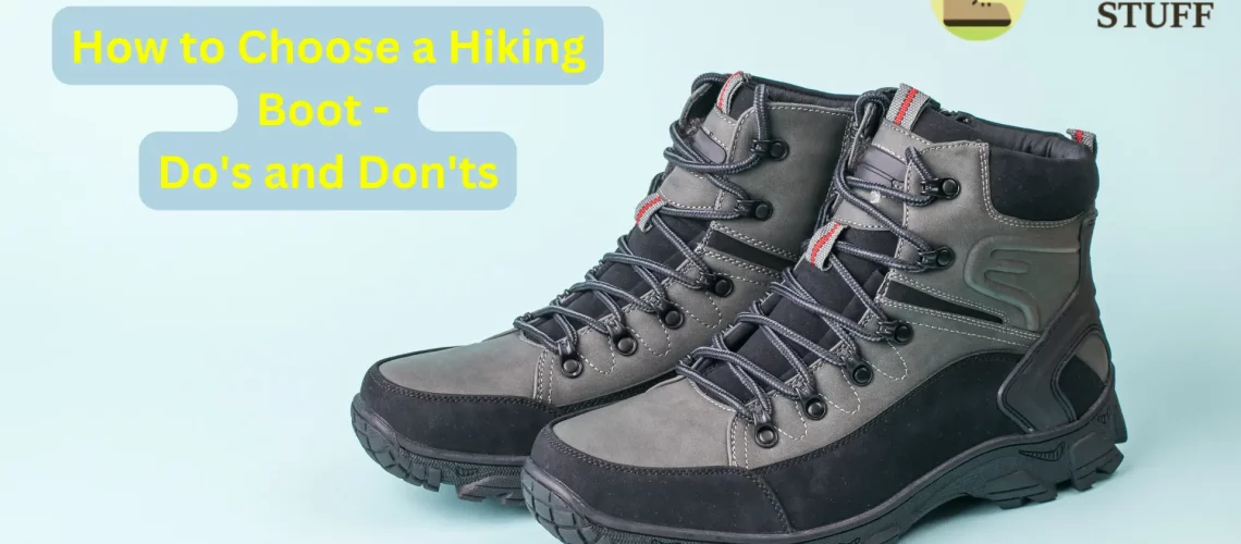 How to choose a hiking boot blog featured image